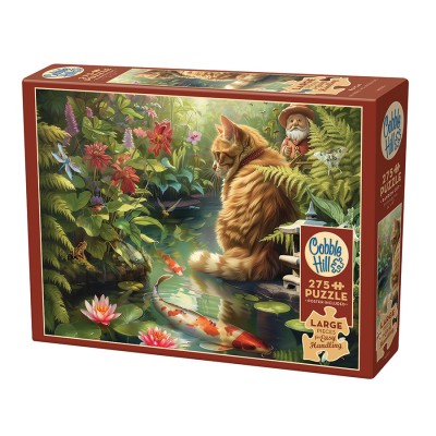Puzzle 275 piese Cobble Hill - Koi Cat (Cobble-Hill-48030)