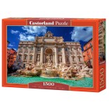 Puzzle 1500 piese Castorland - The Trevi Fountain (Castorland-152230)