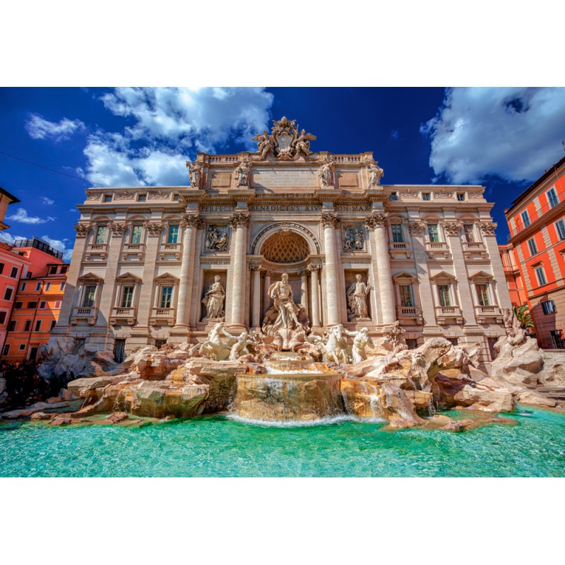 Puzzle 1500 piese Castorland - The Trevi Fountain (Castorland-152230)