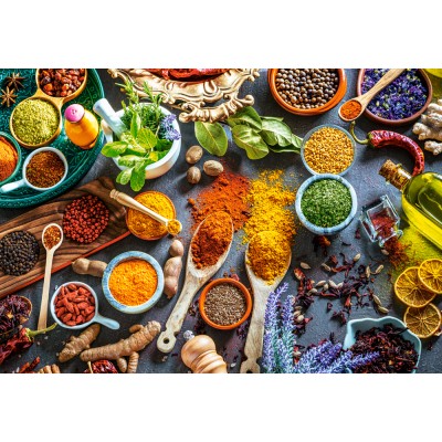 Puzzle 1000 piese Castorland - Colors of Spices (Castorland-105328) 2