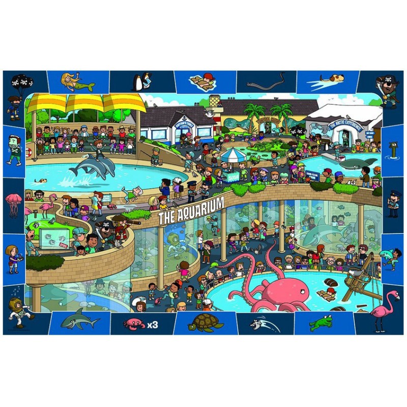 Puzzle 100 piese Eurographics - Aquarium Fou (Eurographics-6100-0543)