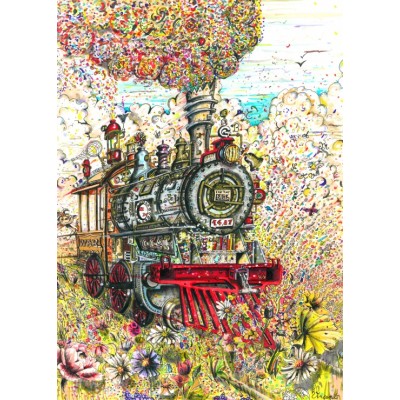 Puzzle 500 piese Grafika - Vincent Guerre: Full Steam Ahead (Grafika-F-33642) 2