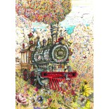 Puzzle 500 piese Grafika - Vincent Guerre: Full Steam Ahead (Grafika-F-33642)