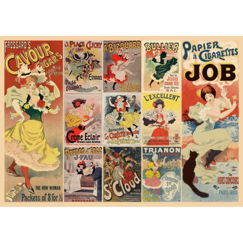 Puzzle 2000 piese Grafika - Georges Meunier - Les Affiches (Grafika-F-33696)