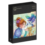 Puzzle 1000 piese Grafika - Laure Phelipon: The Bird Girl (Grafika-F-33703)