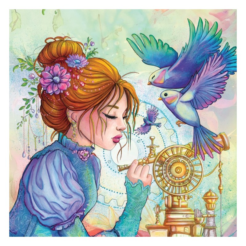 Puzzle 1000 piese Grafika - Laure Phelipon: The Bird Girl (Grafika-F-33703)