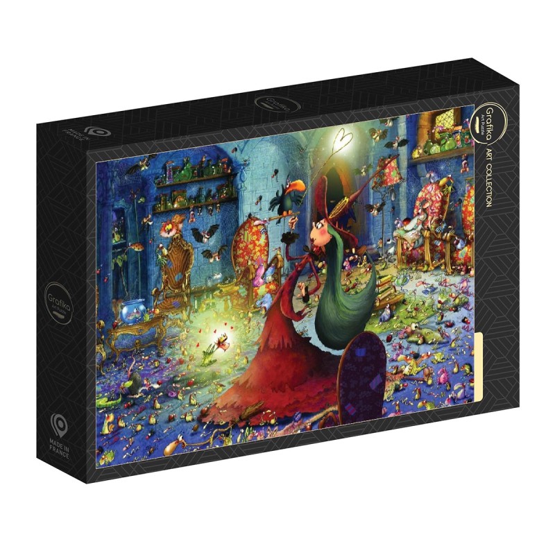Puzzle 1000 piese Grafika - Francois Ruyer: François Ruyer - The Witch with the Magic Wand (Grafika-F-33731)