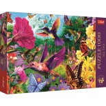 Puzzle 1000 piese Trefl - Tea Time: Hummingbird Garden (Trefl-10806)