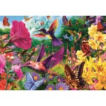 Puzzle 1000 piese Trefl - Tea Time: Hummingbird Garden (Trefl-10806)
