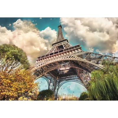 Puzzle 1000 piese Trefl - Photo Odyssey: Eiffel Tower in Paris, France (Trefl-10815) 2