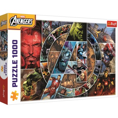 Puzzle 1000 piese Trefl - Avengers: Heroes (Trefl-10934)