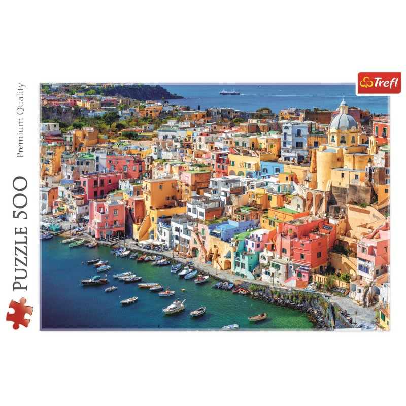 Puzzle 500 piese Trefl - Procida, Campania, Italy (Trefl-37477)