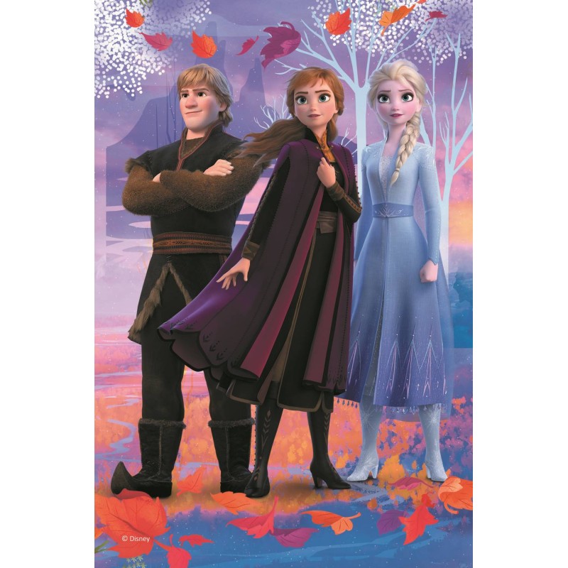 Puzzle 54 piese Trefl - Mini Puzzle - In the world of Anna and Elsa - Disney Frozen II (Trefl-19637)