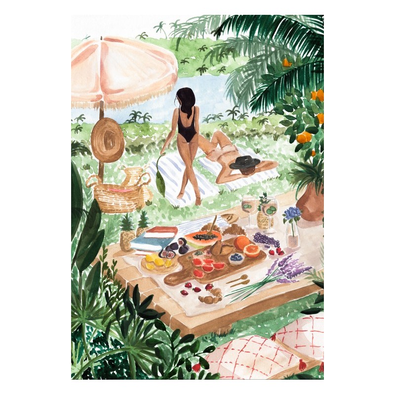 Puzzle 1000 piese Pieces & Peace - Sabina Fenn: Picnic in the South of France (Pieces-Peace-F-00195)