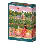Puzzle 1000 piese Pieces & Peace - Nidhi Kachhadiya: At the Lake (Pieces-Peace-F-00207)