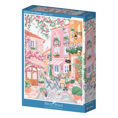Puzzle 1500 piese Pieces & Peace - Simply Katy: South of France (Pieces-Peace-F-00215)