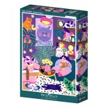 Puzzle 1000 piese Pieces & Peace - Boiseau Marie: Cat Lover (Pieces-Peace-F-00226)