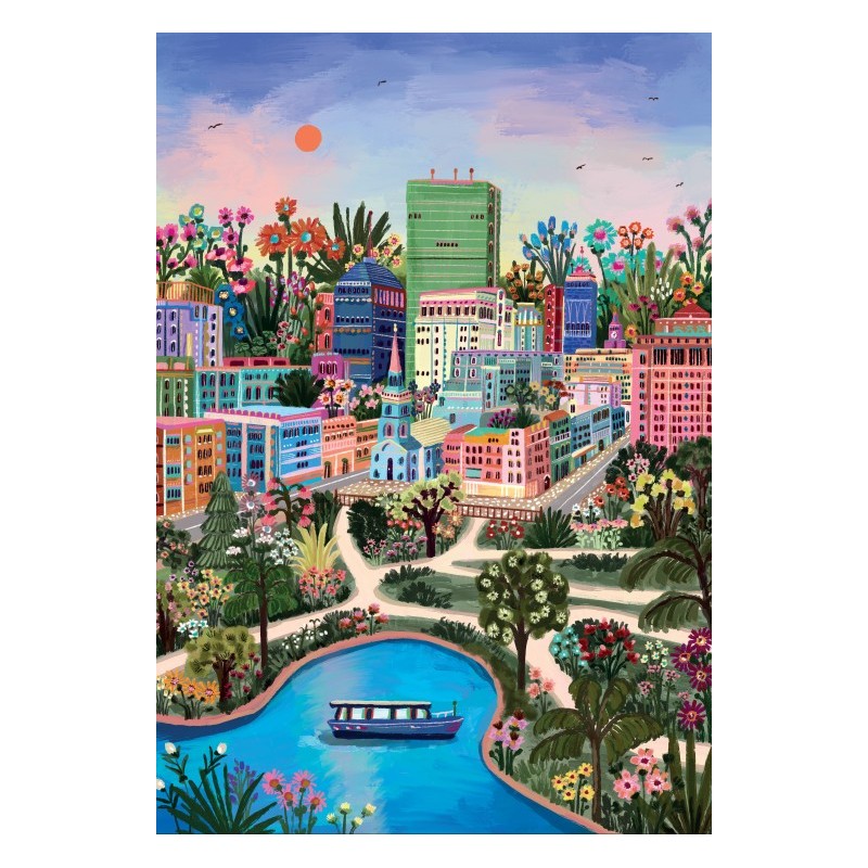 Puzzle 1000 piese Pieces & Peace - Putland Millie: Boston (Pieces-Peace-F-00235)