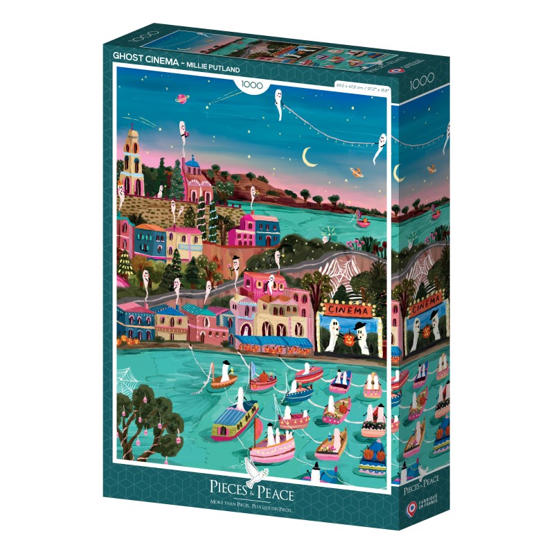 Puzzle 1000 piese Pieces & Peace - Putland Millie: Ghost Cinema (Pieces-Peace-F-00236)