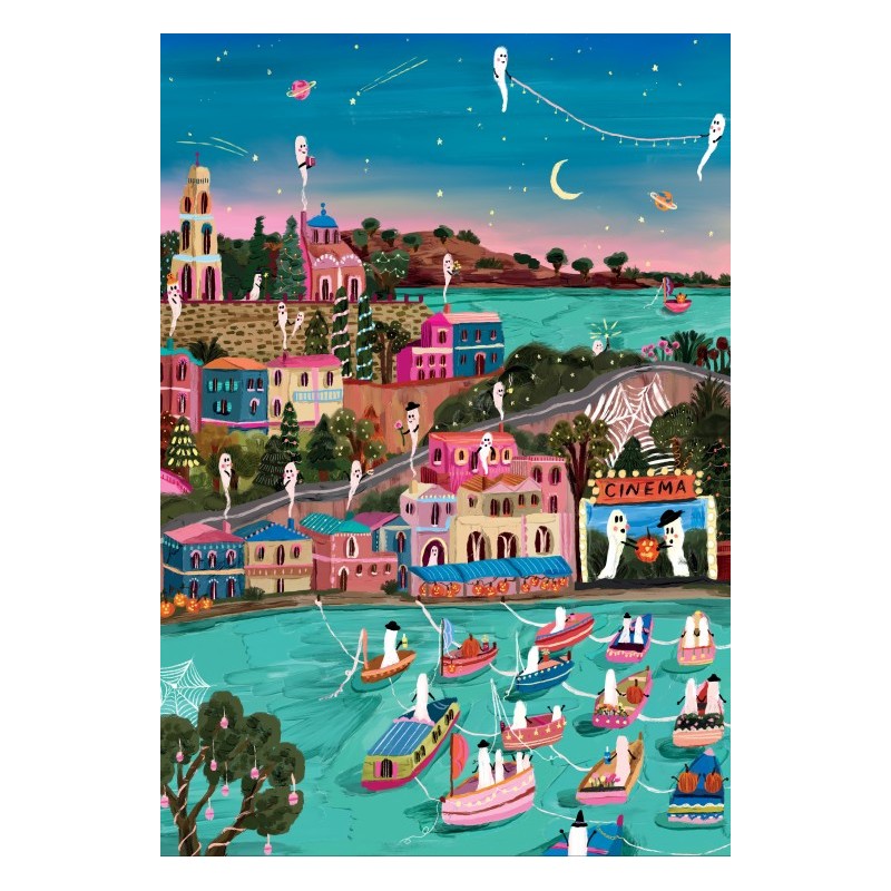 Puzzle 1000 piese Pieces & Peace - Putland Millie: Ghost Cinema (Pieces-Peace-F-00236)