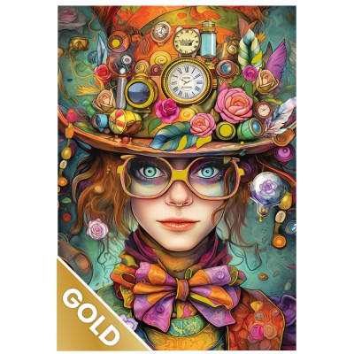 Puzzle 2000 piese Bluebird - RomantzArt: Mad Props - Limited Edition with Gold Effect, Soft (Bluebird-Puzzle-F-91003) 2