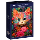 Puzzle 1000 piese Bluebird - RomantzArt: Kitty & Bloom (Bluebird-Puzzle-F-91019)