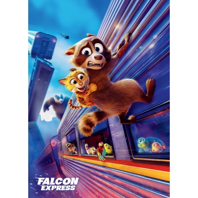 Puzzle 300 piese XXL Bluebird - Tat Productions: Falcon Express (Bluebird-Puzzle-F-91048) 2