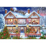 Puzzle 2000 piese Bluebird - Christmas House (Bluebird-Puzzle-F-91096)