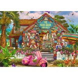 Puzzle 500 piese Bluebird - Johnson Lewis: The Crab Shack Gifts (Bluebird-Puzzle-F-90974)
