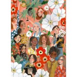 Puzzle 500 piese Pieces & Peace - Caroline Bonne Müller: Women Gardening (Pieces-Peace-F-00208)