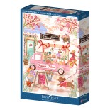 Puzzle 500 piese Pieces & Peace - Lack Studio: Forever Flora, Flower Truck (Pieces-Peace-F-00210)