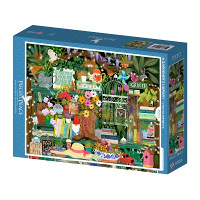 Puzzle 1500 piese Pieces & Peace - Cynthia Frenette: A Gardener's Library (Pieces-Peace-F-00227)