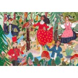 Puzzle 1000 piese Pieces & Peace - Caroline Bonne Müller: Musical Forest (Pieces-Peace-F-00243)
