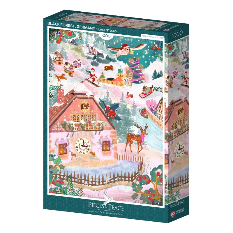 Puzzle 1000 piese Pieces & Peace - Lack Studio: Black Forest, Germany (Pieces-Peace-F-00249)