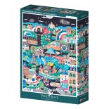 Puzzle 1000 piese Pieces & Peace - Antoine Corbineau: Monuments of Paris (Pieces-Peace-F-00251)