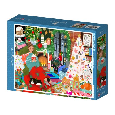 Puzzle 1500 piese Pieces & Peace - Cynthia Frenette: Christmas Nook (Pieces-Peace-F-00264)