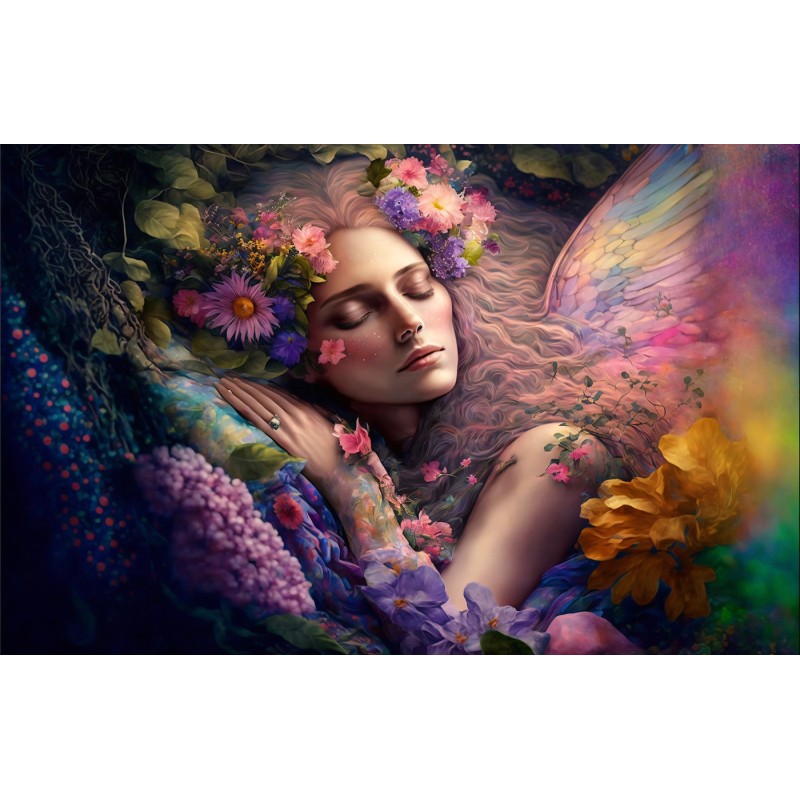 Puzzle 1000 piese SunsOut - Mikey Bergman: Bed of Flowers (Sunsout-51032)