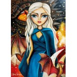 Puzzle 1000 piese Magnolia - Romi Lerda: Mother of Dragons (Magnolia-1719)