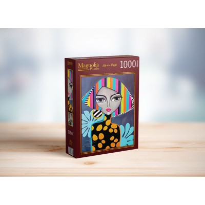 Puzzle 1000 piese Magnolia - Romi Lerda: Colorful Girl (Magnolia-1726)
