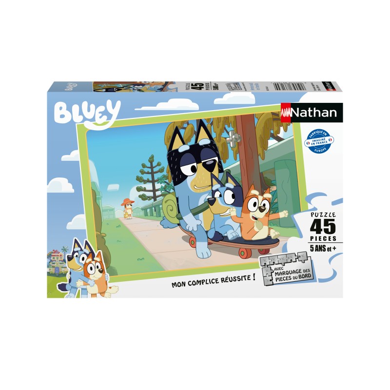 Puzzle 45 piese Nathan - Family Afternoon - Bluey (Nathan-86164)