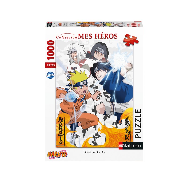 Puzzle 1000 piese Nathan - Naruto vs. Sasuke (Nathan-00906)