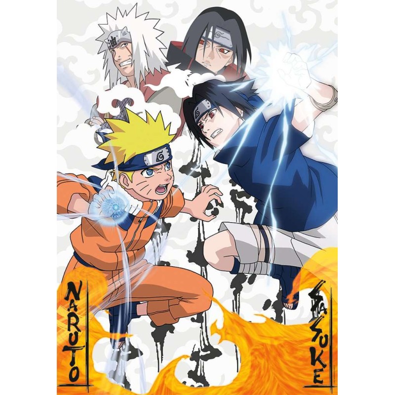 Puzzle 1000 piese Nathan - Naruto vs. Sasuke (Nathan-00906)