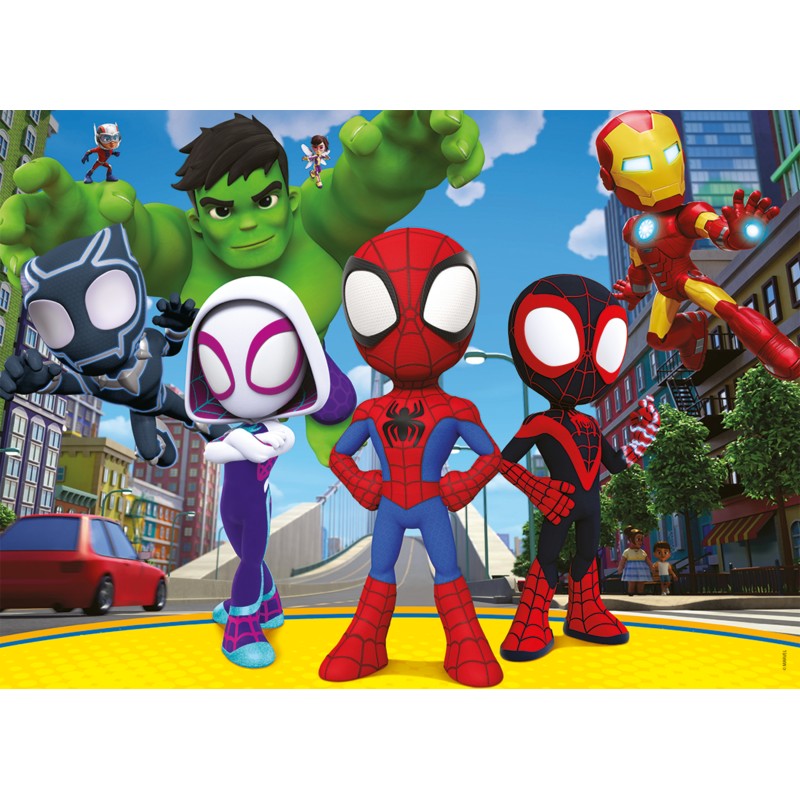 Puzzle 45 piese Nathan - Spidey and His Amazing Friends (Nathan-86197)