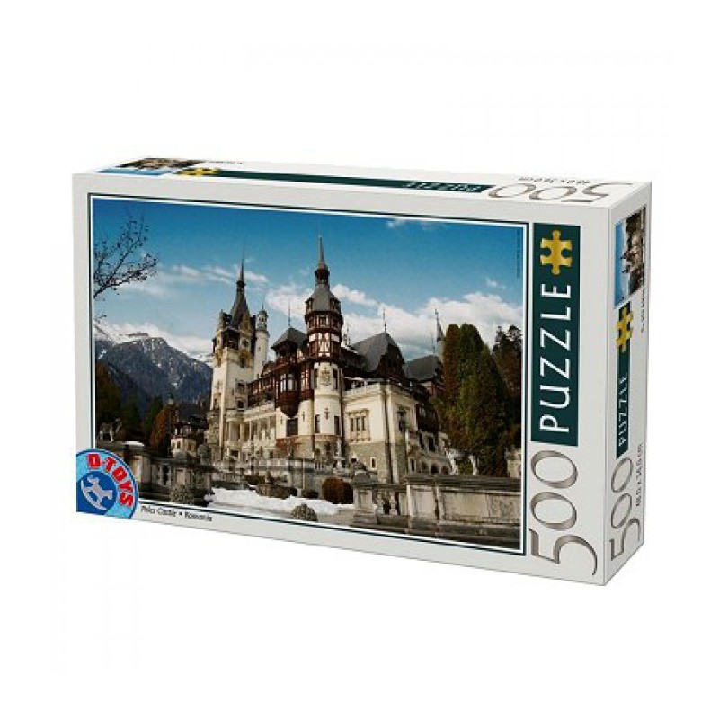 Puzzle 500 piese Roovi - Jigsaw Puzzle - 500 Pieces - Romania: Peles Castle (Roovi-63052-01)