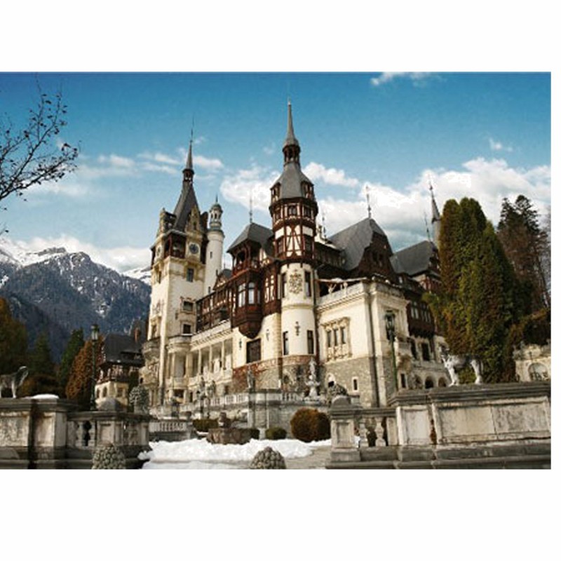 Puzzle 500 piese Roovi - Jigsaw Puzzle - 500 Pieces - Romania: Peles Castle (Roovi-63052-01)