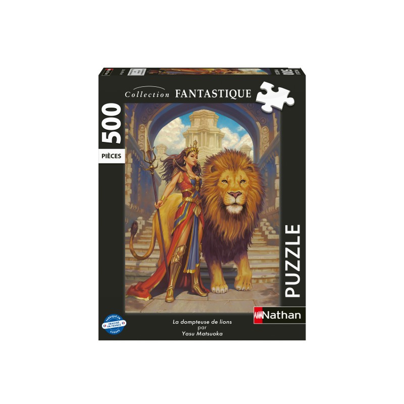Puzzle 500 piese Nathan - The Lion Tamer (Collection Fantastique) (Nathan-01153)