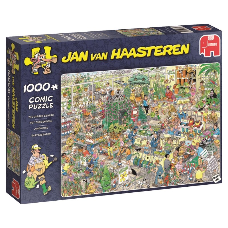Puzzle 1000 piese Jumbo - Jan Van Haasteren: The Garden Centre (Jumbo-00602)