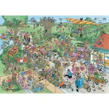 Puzzle 1000 piese Jumbo - JVH - Big Garden Birdwatch (Jumbo-00623)