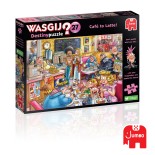 Puzzle 1000 piese Jumbo - WASGIJ DESTINY 27 -Cafe to Latte ! (Jumbo-00596)