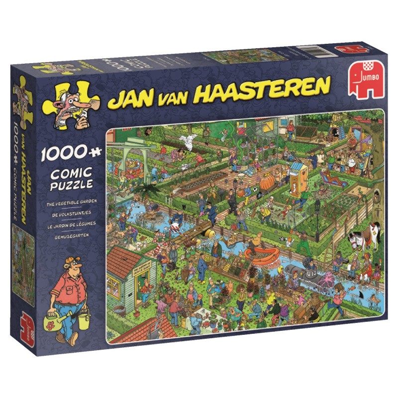 Puzzle 1000 piese Jumbo - Jan Van Haasteren: The Vegetable Garden (Jumbo-00600)